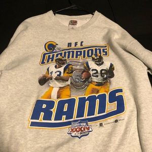 2000 ST. Louis Rams crewneck